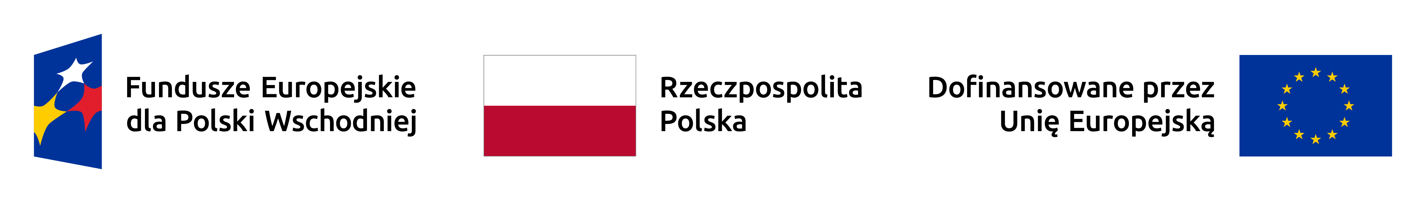 Logotypy Funduszy Europejskich dla Polski Wschodniej, Rzeczypospolitej Polskiej i Unii Europejskiej